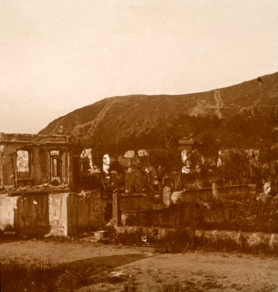 Der Kiosk, Metzeral, Nordfrankreich, um 1914-um 1918 von Unbekannt