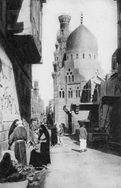 Das einheimische Viertel, Kairo, Ägypten, um 1920er Jahre von Unbekannt