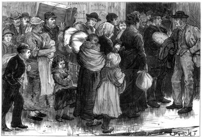 Das Pfandhaus in Merthyr-Tydfil, Wales, 1875 von Unbekannt
