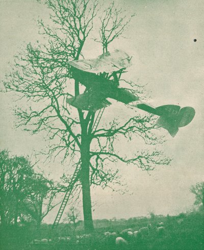 Die Risiken des Nachtfliegens, ca. 1918-1919 von Unbekannt