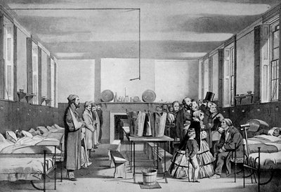 Der königliche Besuch im Brompton Hospital von Unbekannt