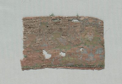 Drei Fragmente italienischer gotischer Seide, 1350-1399 von Unbekannt