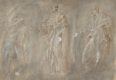 Drei stehende Figuren von Unbekannt