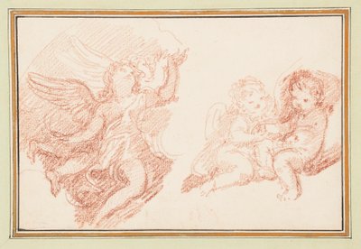 Drei Putti von Unbekannt