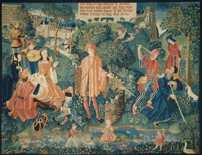 Zeit aus dem Set des Château de Chaumont, 1512-1515 von Unbekannt