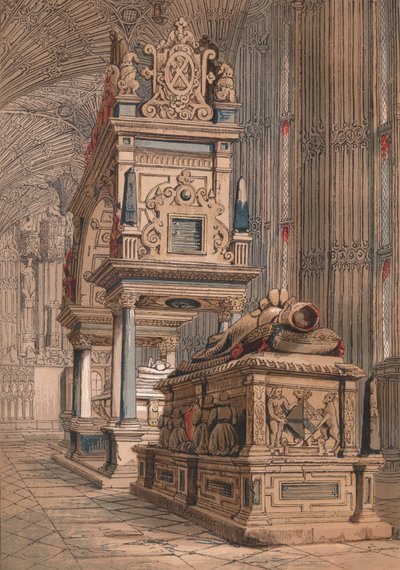 Grab von Königin Elizabeth, 1845 von Unbekannt