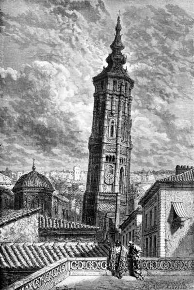 Torre Nueva, Zaragoza, Spanien, 1929 von Unbekannt