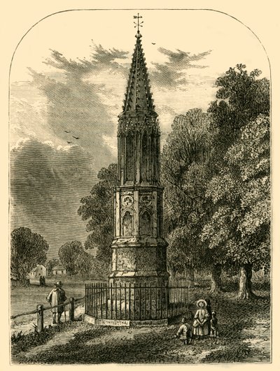 Tottenham High Cross (1820, ca. 1876) von Unbekannt