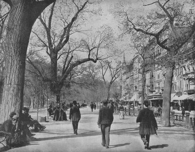 Tremont Street und The Common, Boston von Unbekannt