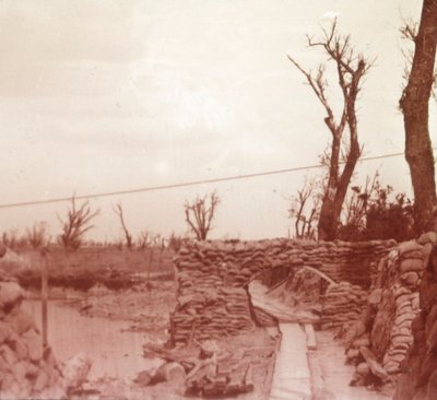 Schützengräben, Diksmuide, Belgien, ca. 1914-ca. 1918 von Unbekannt