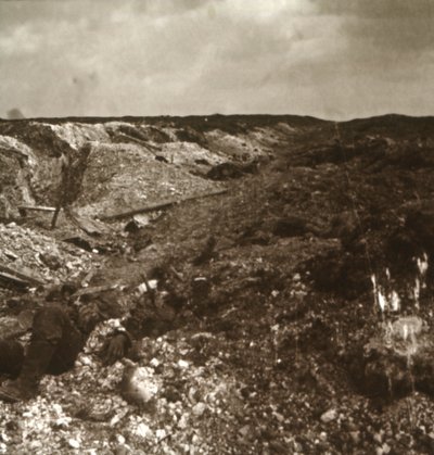 Schützengräben, Somme, Nordfrankreich, ca. 1914-1918 von Unbekannt