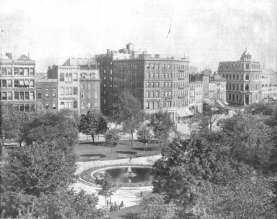 Union Square, New York, USA, um 1900 von Unbekannt