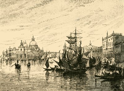 Venedig: Blick von der Riva degli Schiavoni, 1890 von Unbekannt