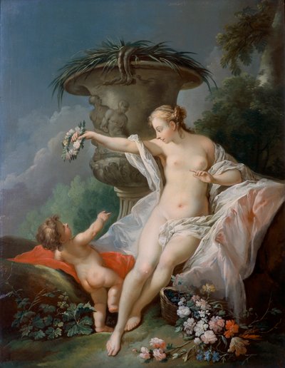 Venus und Amor, 18. Jahrhundert von Unbekannt