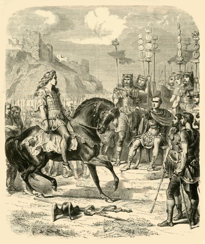 Vercingetorix vor Caesar von Unbekannt