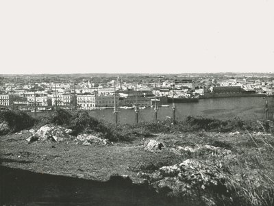 Blick über die Bucht, Havanna, Kuba, 1895 von Unbekannt