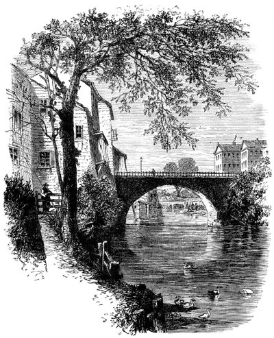 Ansicht in Hartford, Connecticut, 17. Jahrhundert, ca. 1880 von Unbekannt