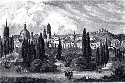 Ansicht von Lemberg, ca. 1845 von Unbekannt