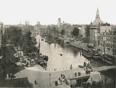Ansicht von Rotterdam, Niederlande, 1895 von Unbekannt
