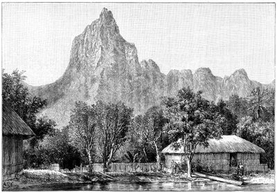 Ansicht von Tahiti, 1898 von Unbekannt