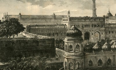 Ansicht des Großen Imambara, Lucknow, 1890 von Unbekannt