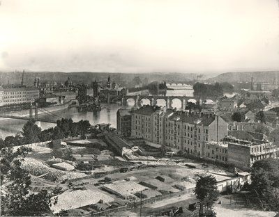 Ansicht der Stadt Prag, Tschechoslowakei, 1895 von Unbekannt