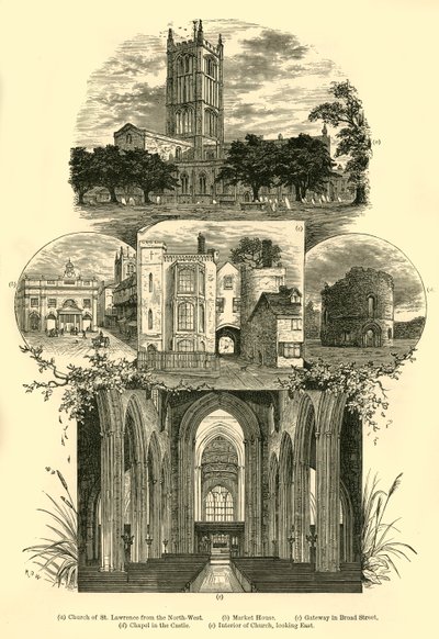 Ansichten in Ludlow, 1898 von Unbekannt