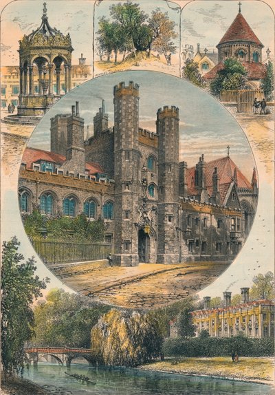 Ansichten in und um Cambridge, um 1890 von Unbekannt