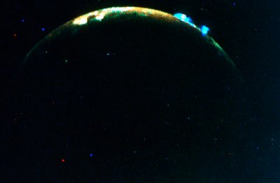 Vulkanausbruch auf Jupiters Mond Io von Unbekannt