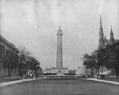 Washington Monument, Baltimore, Maryland, USA, ca. 1900 von Unbekannt