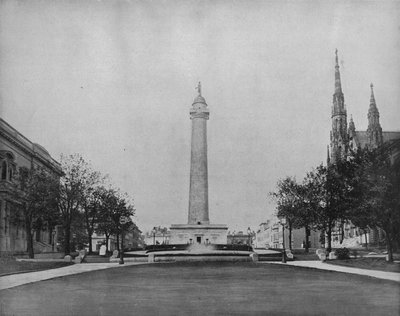 Washington-Denkmal, Baltimore, ca. 1897 von Unbekannt