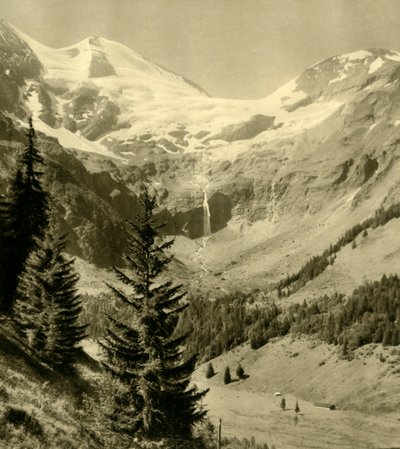 Wasserfall bei Käfertal in Ferleiten, Österreich, ca. 1935 von Unbekannt