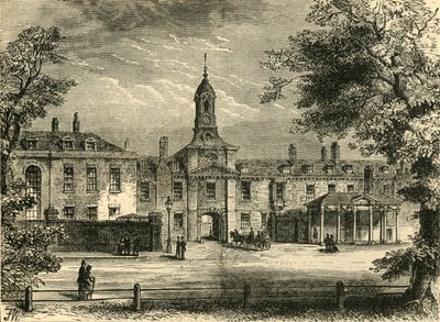 Westfront des Kensington Palace, ca. 1876 von Unbekannt