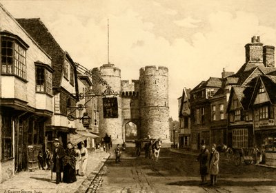 Westgate, Canterbury, 1898 von Unbekannt