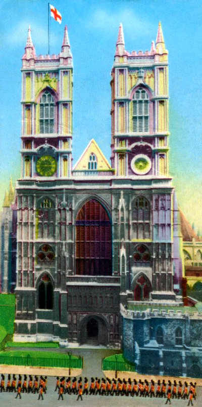 Westminster Abbey, London, 20. Jahrhundert von Unbekannt