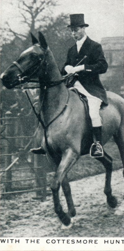 Mit der Cottesmore-Jagd, ca. 1927-1937 von Unbekannt