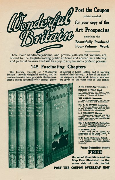 Werbung für das Buch 