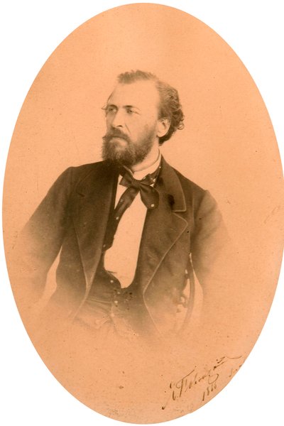 Yakov Polonsky, russischer Dichter, um 1866 von Unbekannt