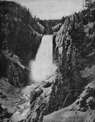 Yellowstone-Fälle, Wyoming von Unbekannt