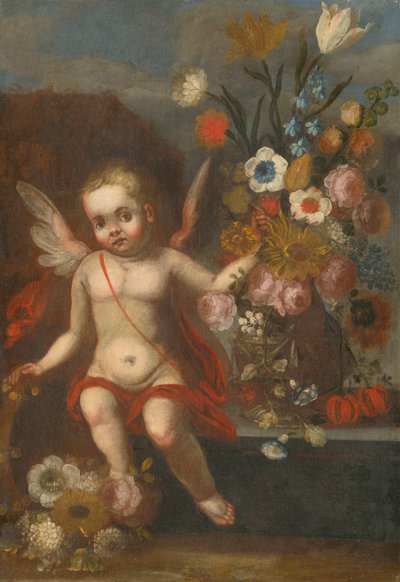 Stillleben mit Amor II von Unbekannt
