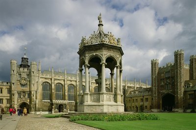 Der Große Hof, Trinity College, Cambridge von Unbekannt Unbekannt