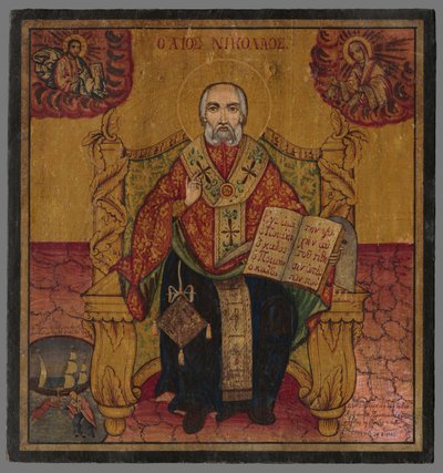 Thronender Heiliger Nikolaus von Unbekannt Unbekannt