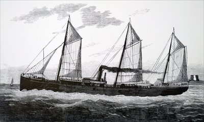 Ein Kühlschiff von Unbekannt