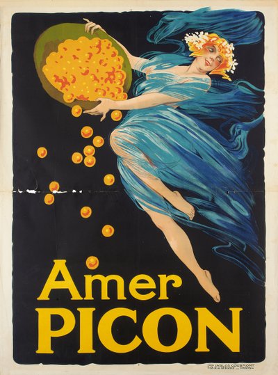 Werbeplakat für Aperitif Amer Picon von Unbekannt