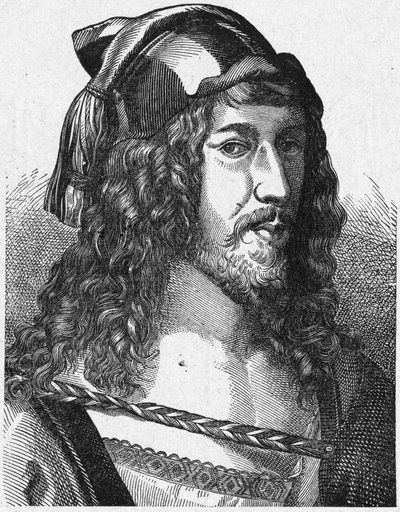 Albrecht Dürer, nach seinem Selbstporträt von Unbekannter Künstler