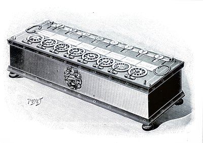 Eine Rechenmaschine entworfen von Blaise Pascal von Unbekannt