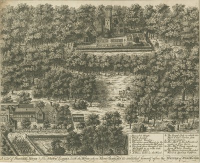 Boscobel House: Gravur, undatiert [1769] von Unbekannt