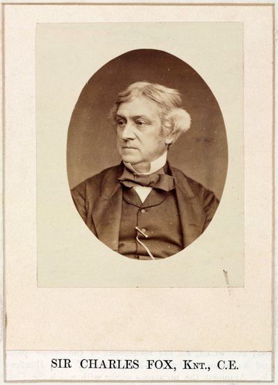 Charles Fox, Ingenieur, ca. 1860er von Unbekannt