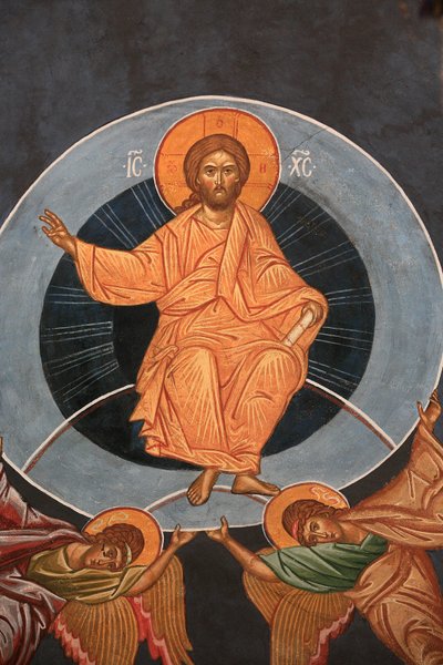 Christi Himmelfahrt. Saint-Antoine-le-Grand orthodoxe Kirche Saint-Laurent-en-Royans Frankreich von Unbekannt