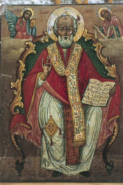 Nahaufnahme eines Heiligen von Benjamin Baud